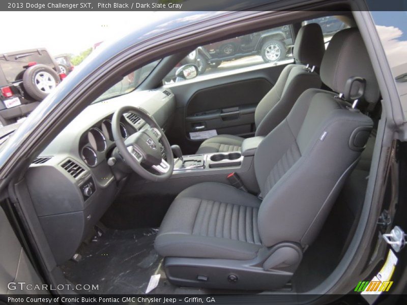 Pitch Black / Dark Slate Gray 2013 Dodge Challenger SXT