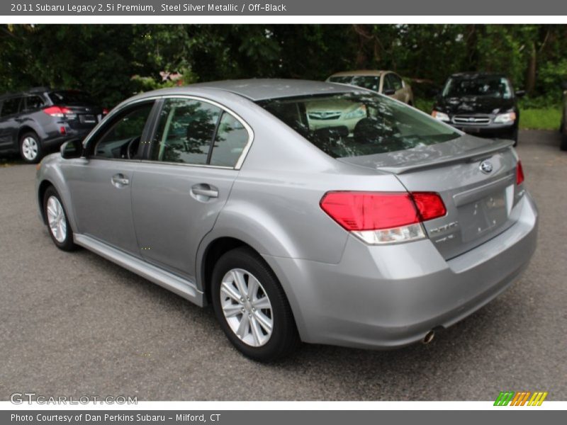 Steel Silver Metallic / Off-Black 2011 Subaru Legacy 2.5i Premium
