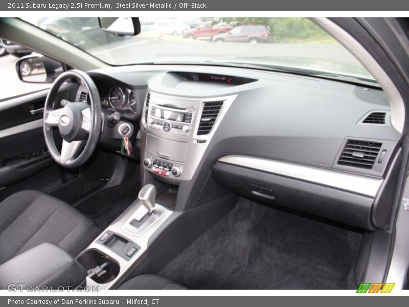 Steel Silver Metallic / Off-Black 2011 Subaru Legacy 2.5i Premium