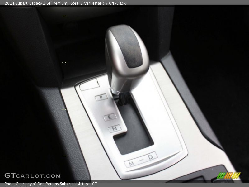 Steel Silver Metallic / Off-Black 2011 Subaru Legacy 2.5i Premium