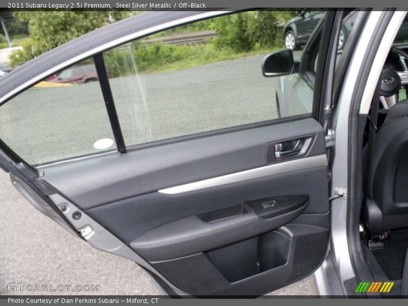 Steel Silver Metallic / Off-Black 2011 Subaru Legacy 2.5i Premium
