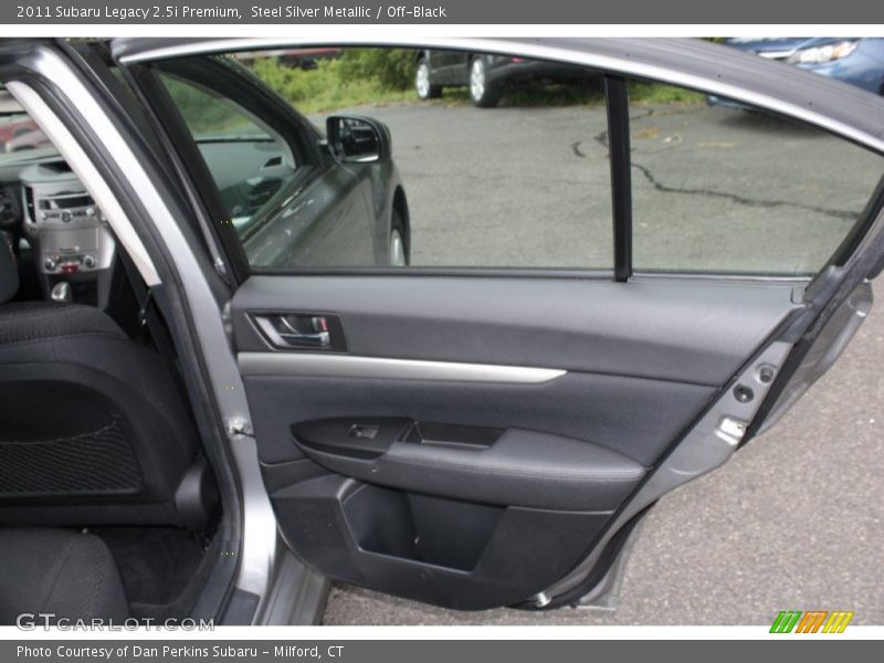 Steel Silver Metallic / Off-Black 2011 Subaru Legacy 2.5i Premium