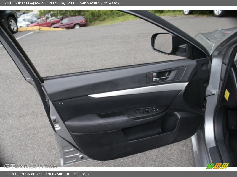 Steel Silver Metallic / Off-Black 2011 Subaru Legacy 2.5i Premium