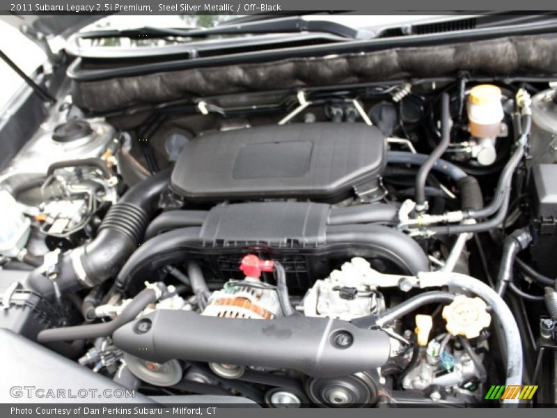 Steel Silver Metallic / Off-Black 2011 Subaru Legacy 2.5i Premium