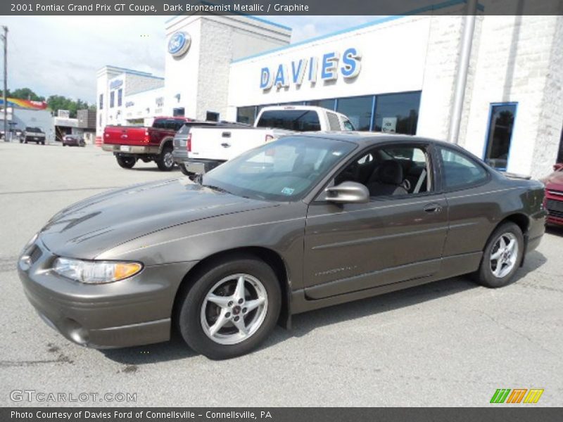 Dark Bronzemist Metallic / Graphite 2001 Pontiac Grand Prix GT Coupe