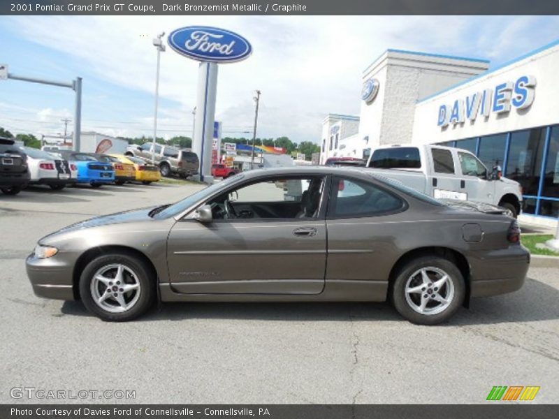 Dark Bronzemist Metallic / Graphite 2001 Pontiac Grand Prix GT Coupe