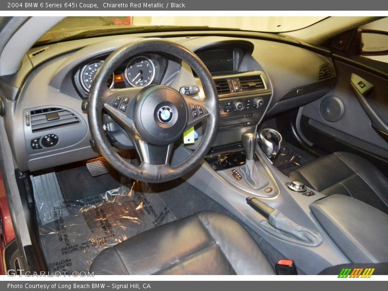  2004 6 Series 645i Coupe Black Interior