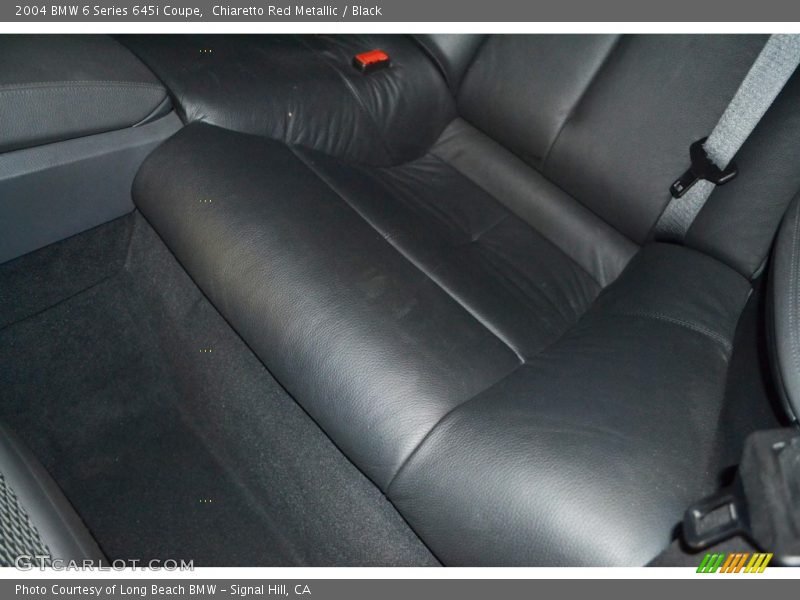 Chiaretto Red Metallic / Black 2004 BMW 6 Series 645i Coupe