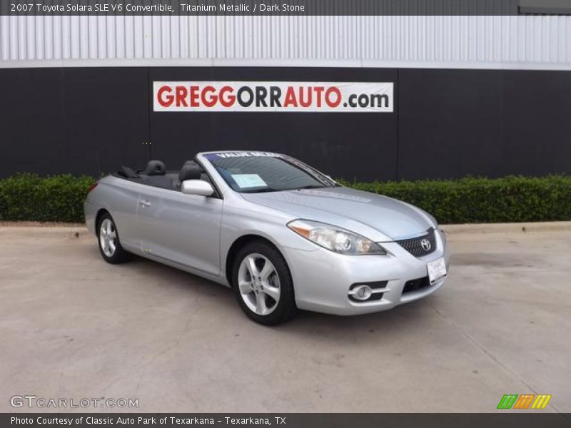 Titanium Metallic / Dark Stone 2007 Toyota Solara SLE V6 Convertible