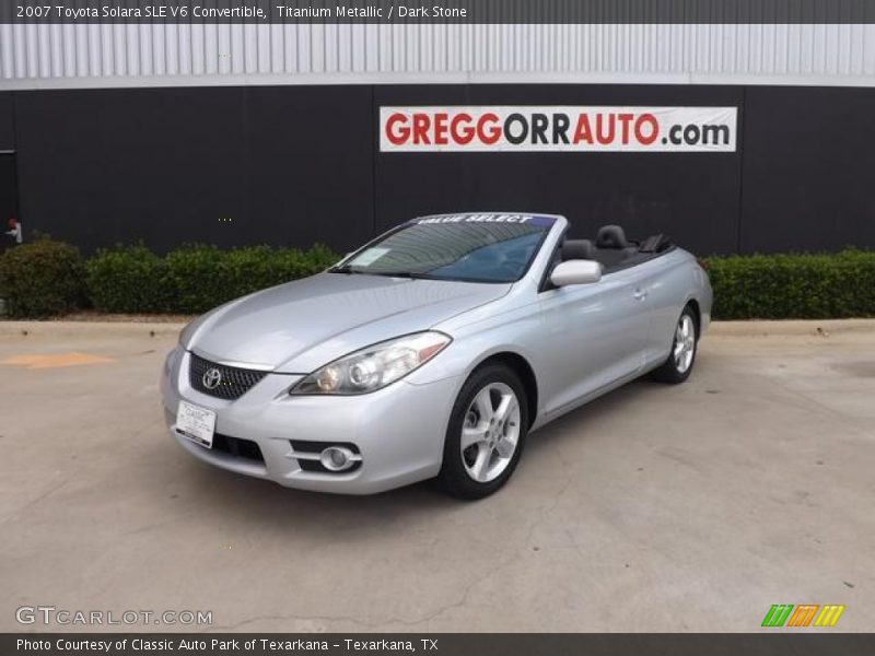 Titanium Metallic / Dark Stone 2007 Toyota Solara SLE V6 Convertible