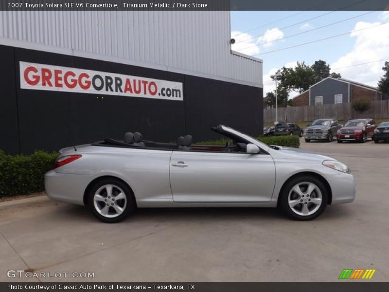 Titanium Metallic / Dark Stone 2007 Toyota Solara SLE V6 Convertible