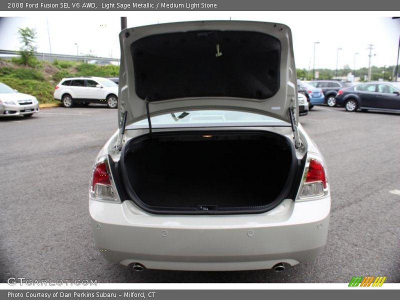 Light Sage Metallic / Medium Light Stone 2008 Ford Fusion SEL V6 AWD