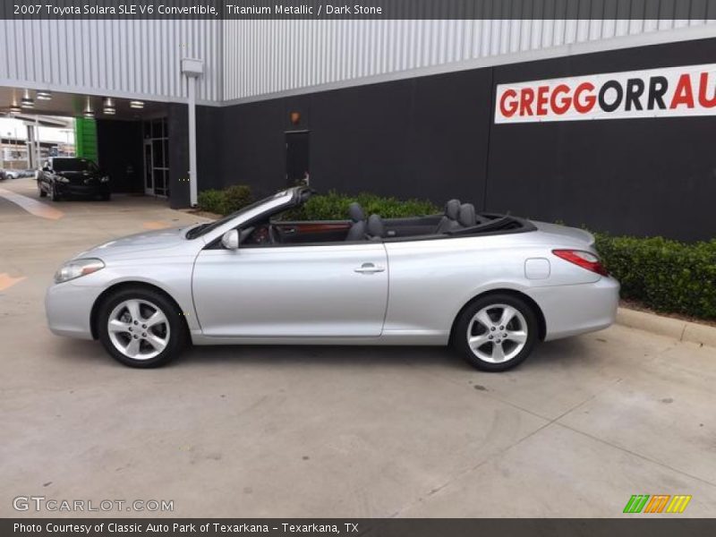 Titanium Metallic / Dark Stone 2007 Toyota Solara SLE V6 Convertible