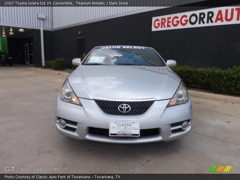 Titanium Metallic / Dark Stone 2007 Toyota Solara SLE V6 Convertible