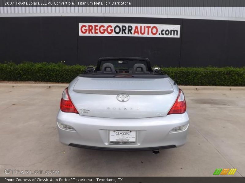 Titanium Metallic / Dark Stone 2007 Toyota Solara SLE V6 Convertible