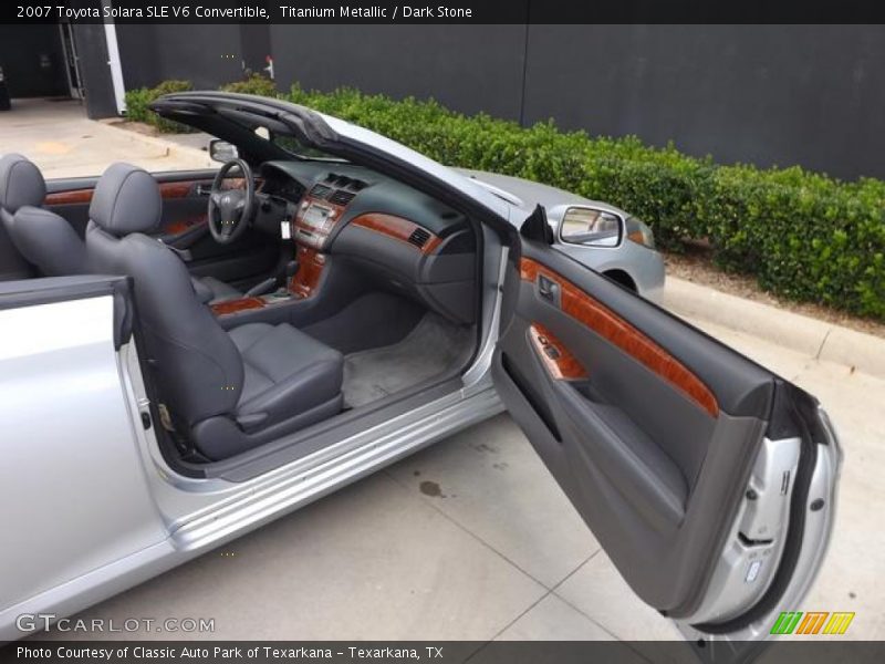 Titanium Metallic / Dark Stone 2007 Toyota Solara SLE V6 Convertible