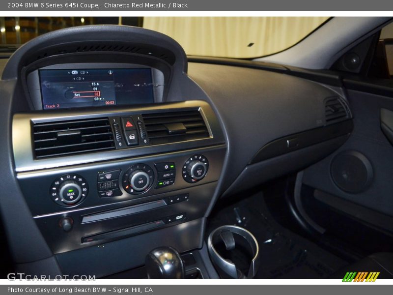 Chiaretto Red Metallic / Black 2004 BMW 6 Series 645i Coupe