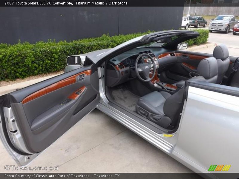 Titanium Metallic / Dark Stone 2007 Toyota Solara SLE V6 Convertible