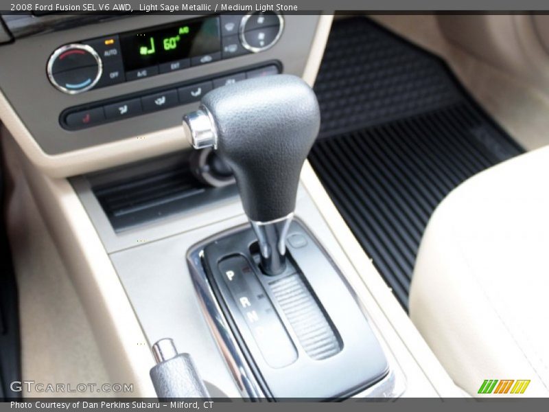 Light Sage Metallic / Medium Light Stone 2008 Ford Fusion SEL V6 AWD