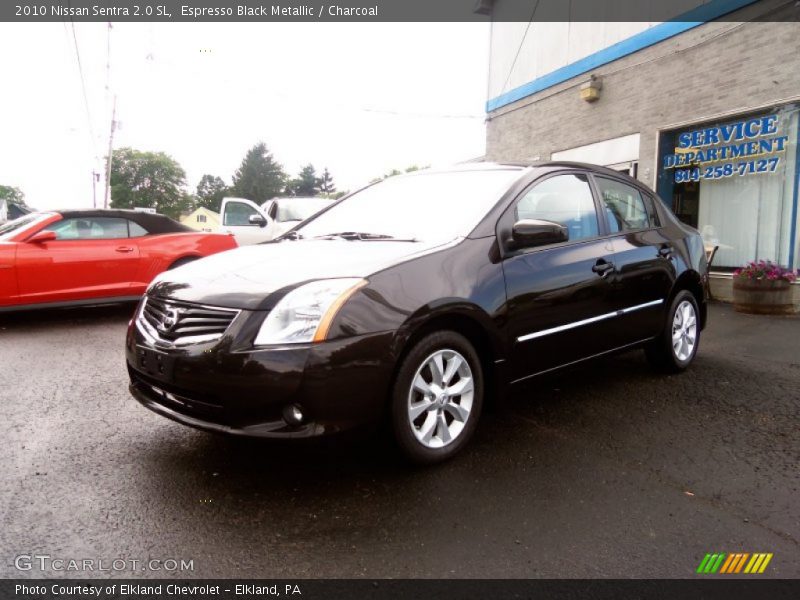 Espresso Black Metallic / Charcoal 2010 Nissan Sentra 2.0 SL