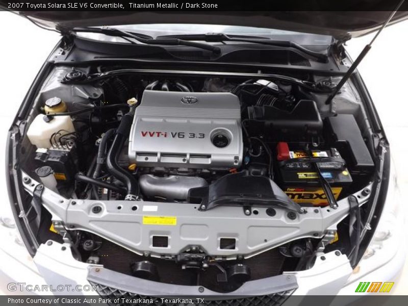 Titanium Metallic / Dark Stone 2007 Toyota Solara SLE V6 Convertible