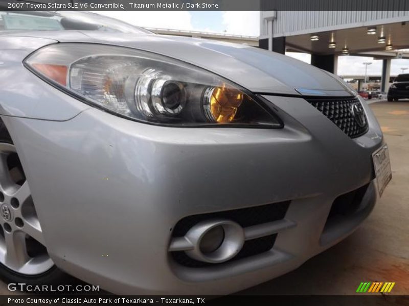 Titanium Metallic / Dark Stone 2007 Toyota Solara SLE V6 Convertible