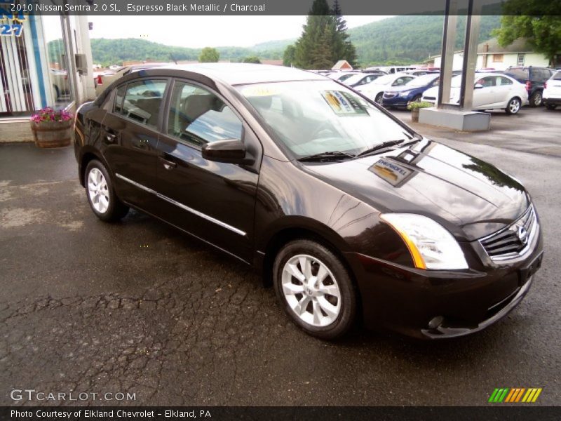 Espresso Black Metallic / Charcoal 2010 Nissan Sentra 2.0 SL