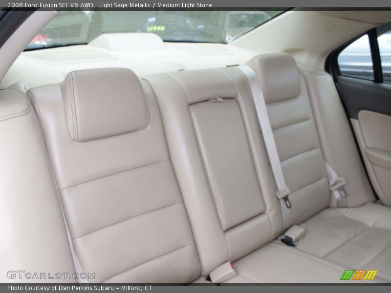 Light Sage Metallic / Medium Light Stone 2008 Ford Fusion SEL V6 AWD