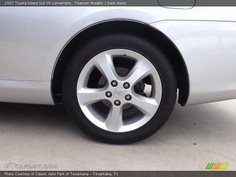 Titanium Metallic / Dark Stone 2007 Toyota Solara SLE V6 Convertible
