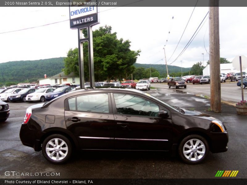 Espresso Black Metallic / Charcoal 2010 Nissan Sentra 2.0 SL