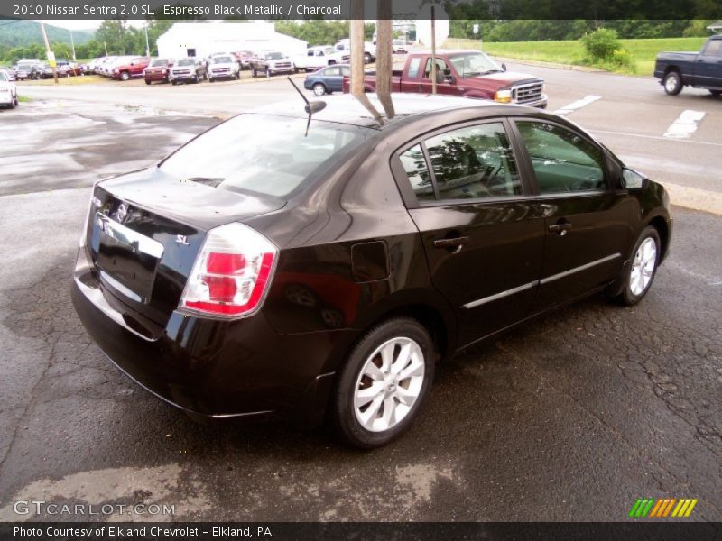 Espresso Black Metallic / Charcoal 2010 Nissan Sentra 2.0 SL