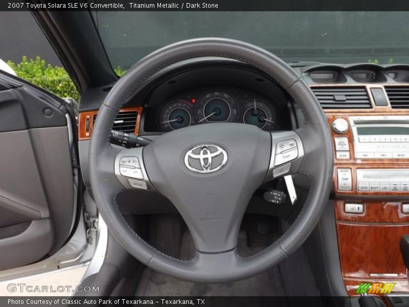Titanium Metallic / Dark Stone 2007 Toyota Solara SLE V6 Convertible