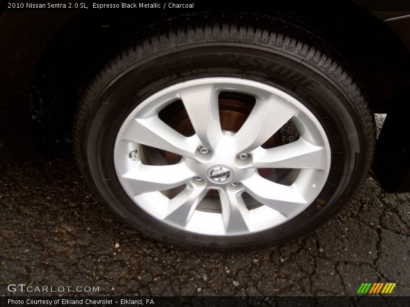 Espresso Black Metallic / Charcoal 2010 Nissan Sentra 2.0 SL