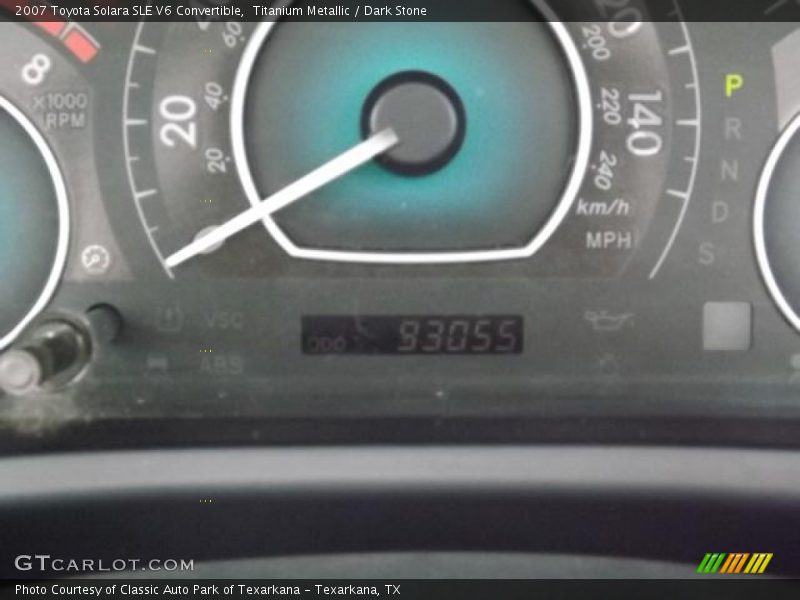 Titanium Metallic / Dark Stone 2007 Toyota Solara SLE V6 Convertible