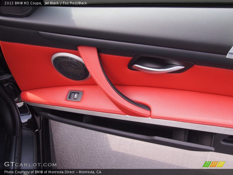 Jet Black / Fox Red/Black 2013 BMW M3 Coupe