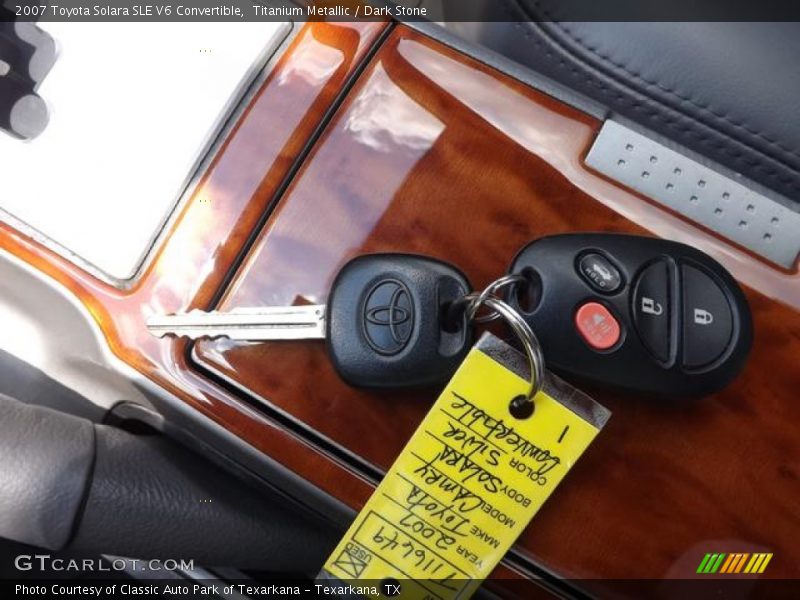 Titanium Metallic / Dark Stone 2007 Toyota Solara SLE V6 Convertible