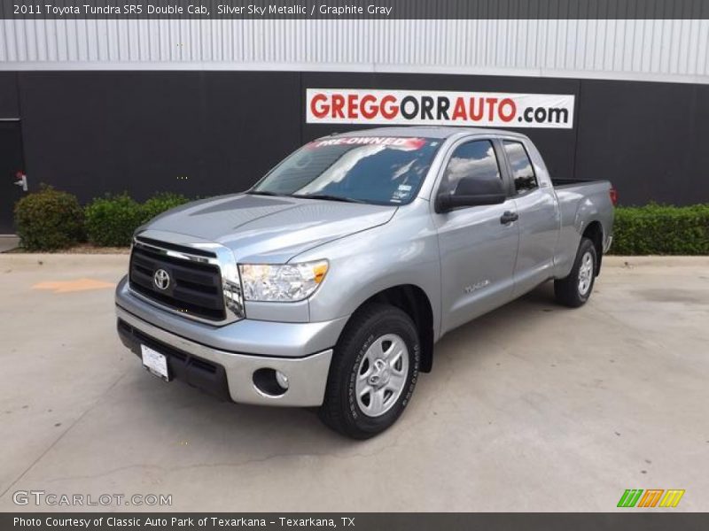 Silver Sky Metallic / Graphite Gray 2011 Toyota Tundra SR5 Double Cab