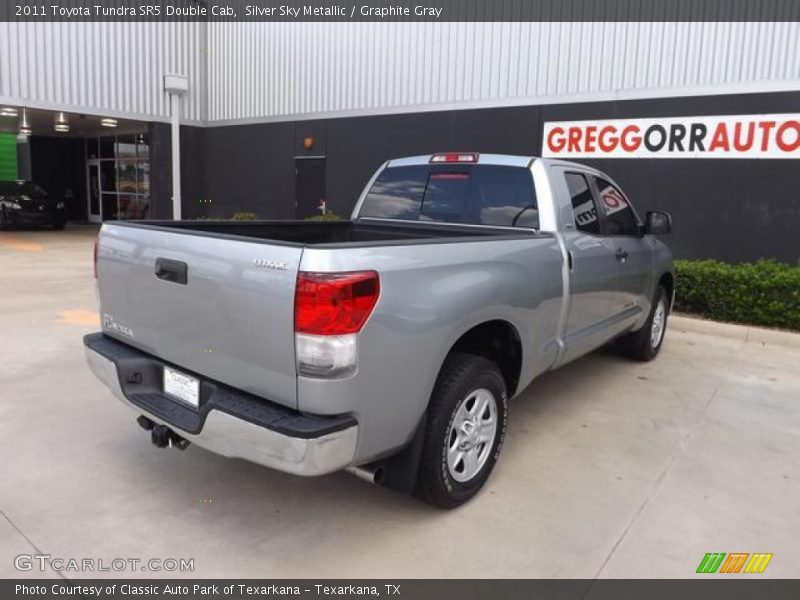 Silver Sky Metallic / Graphite Gray 2011 Toyota Tundra SR5 Double Cab