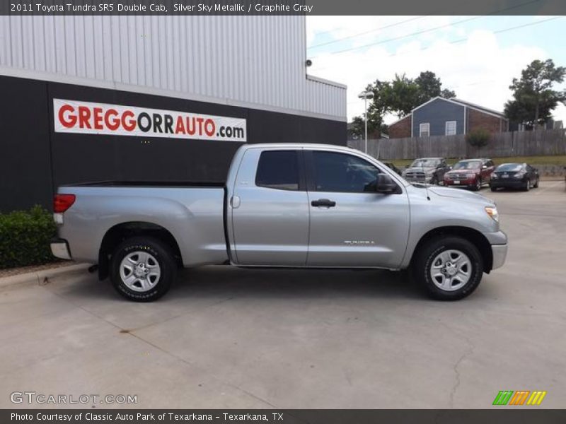 Silver Sky Metallic / Graphite Gray 2011 Toyota Tundra SR5 Double Cab