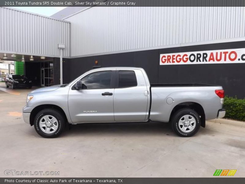 Silver Sky Metallic / Graphite Gray 2011 Toyota Tundra SR5 Double Cab