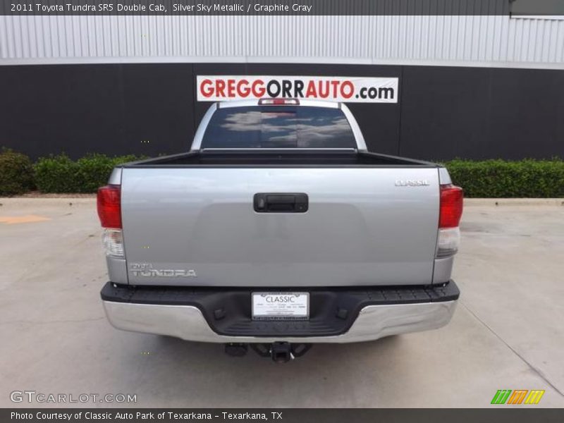 Silver Sky Metallic / Graphite Gray 2011 Toyota Tundra SR5 Double Cab