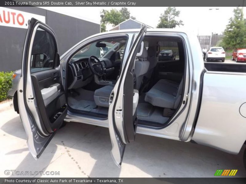 Silver Sky Metallic / Graphite Gray 2011 Toyota Tundra SR5 Double Cab