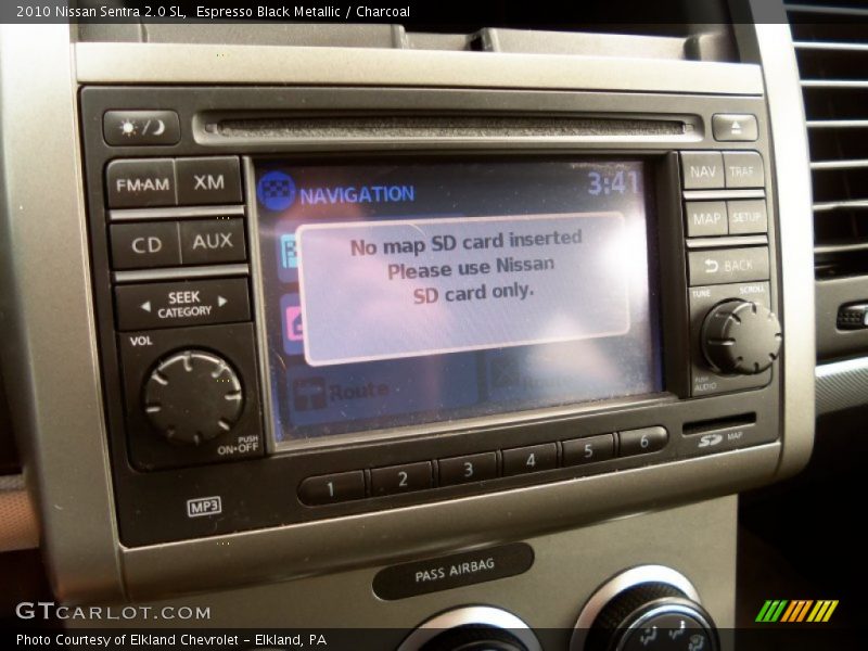 Espresso Black Metallic / Charcoal 2010 Nissan Sentra 2.0 SL