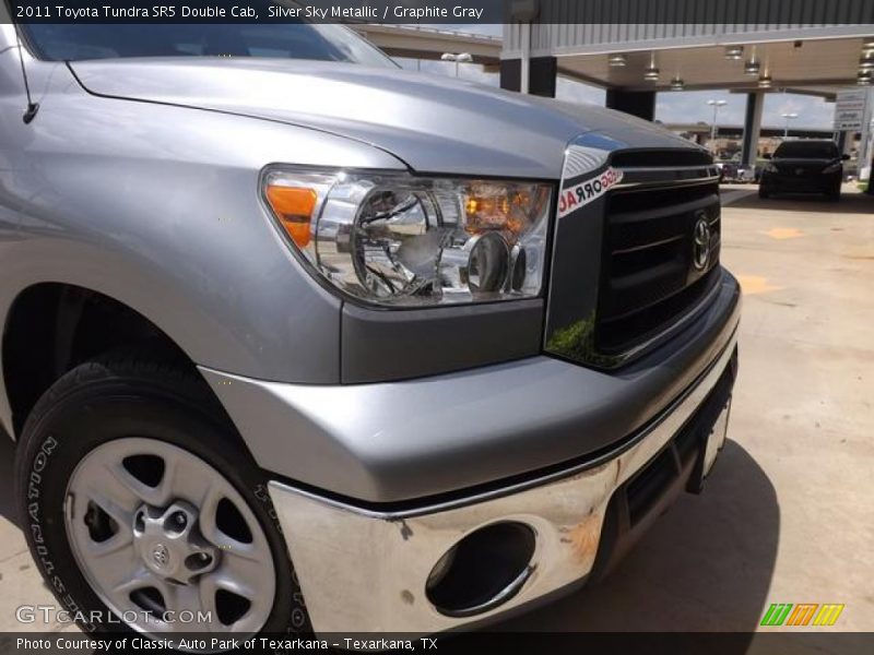 Silver Sky Metallic / Graphite Gray 2011 Toyota Tundra SR5 Double Cab