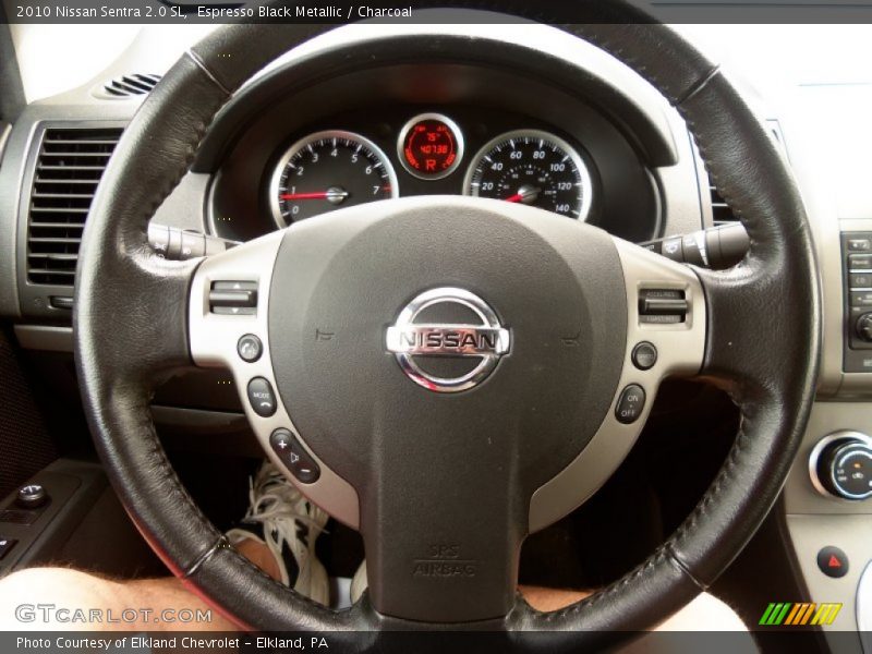 Espresso Black Metallic / Charcoal 2010 Nissan Sentra 2.0 SL