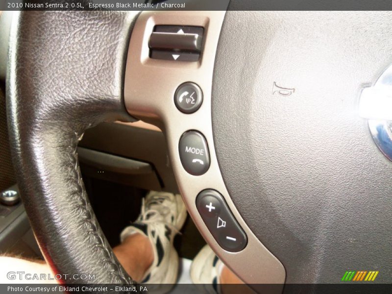 Espresso Black Metallic / Charcoal 2010 Nissan Sentra 2.0 SL