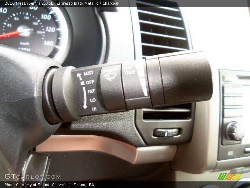 Espresso Black Metallic / Charcoal 2010 Nissan Sentra 2.0 SL