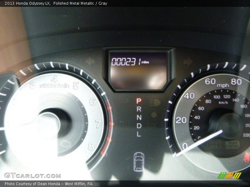 Polished Metal Metallic / Gray 2013 Honda Odyssey LX