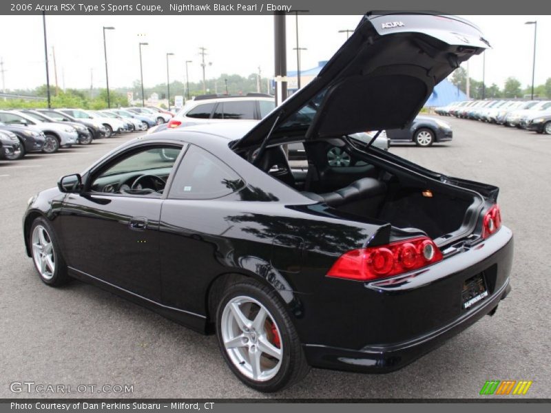 Nighthawk Black Pearl / Ebony 2006 Acura RSX Type S Sports Coupe