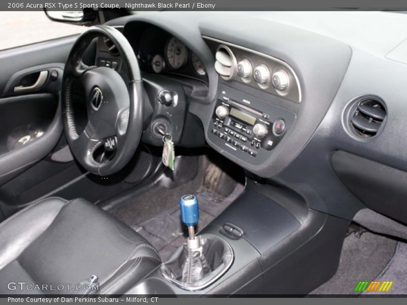 Nighthawk Black Pearl / Ebony 2006 Acura RSX Type S Sports Coupe
